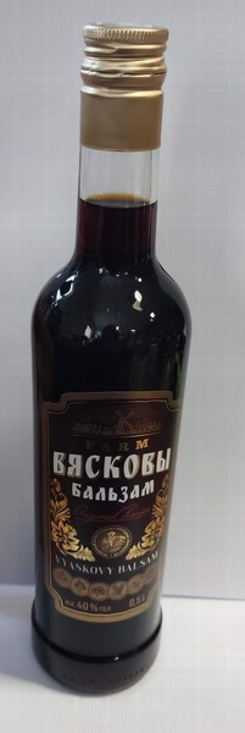 Melnais balzams Farm Viaskovy 0.5L 40% Latvija
