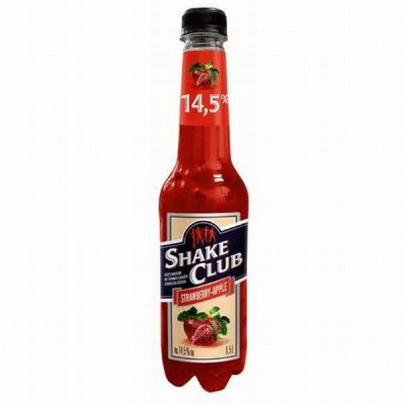 Kokteilis Shake Club Zemene-ābols 0.5L 14% 1/12 DEPOZĪTA maksa 0.10 eiro Lietuva