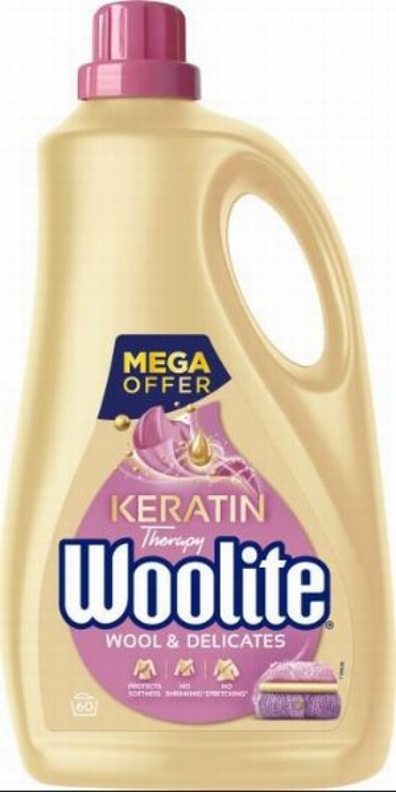 Veļas mazgāšanas līdzeklis Woolite Delicate 3.6l(19.04.2026) Polija