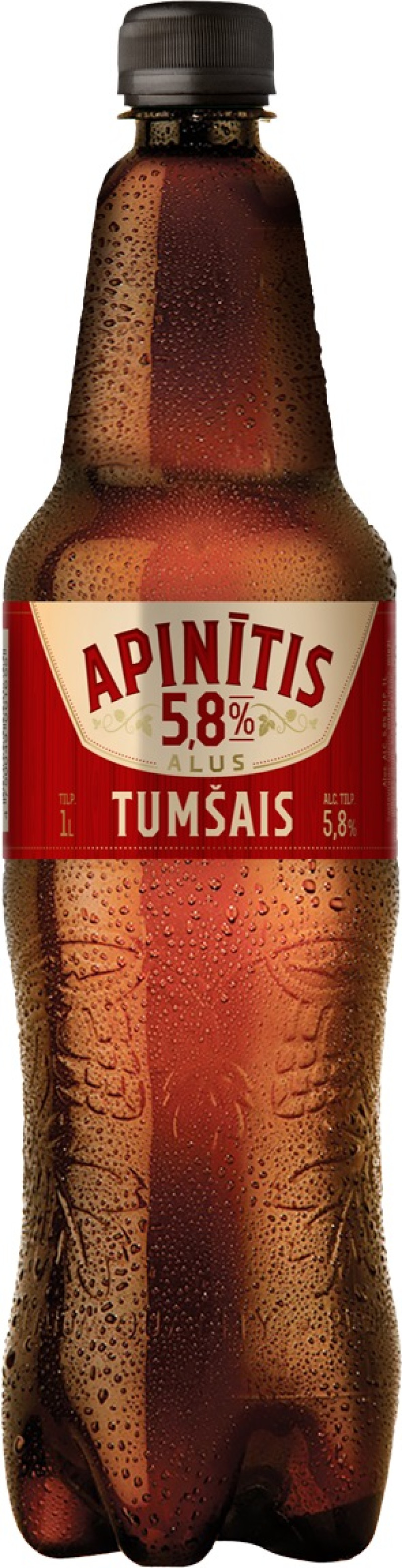 Alus Aldara Apinītis Tumšais 5.8% 1L maksa 0.10 eiro (07.05.26)