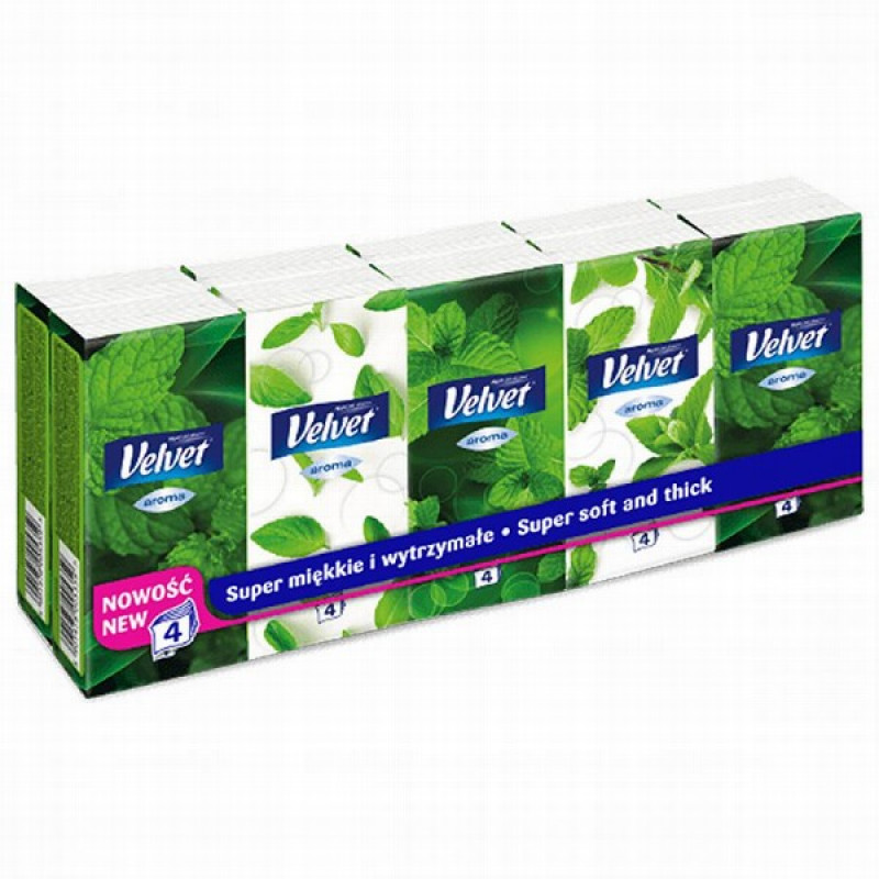 Kabatlakatiņi Velvet Eukalipt 1*10gb Polija