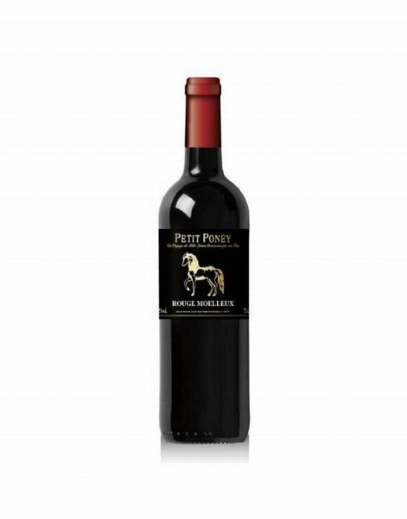 Vīns Petit Poney Rouge Moelleux red 0.75L 11% 