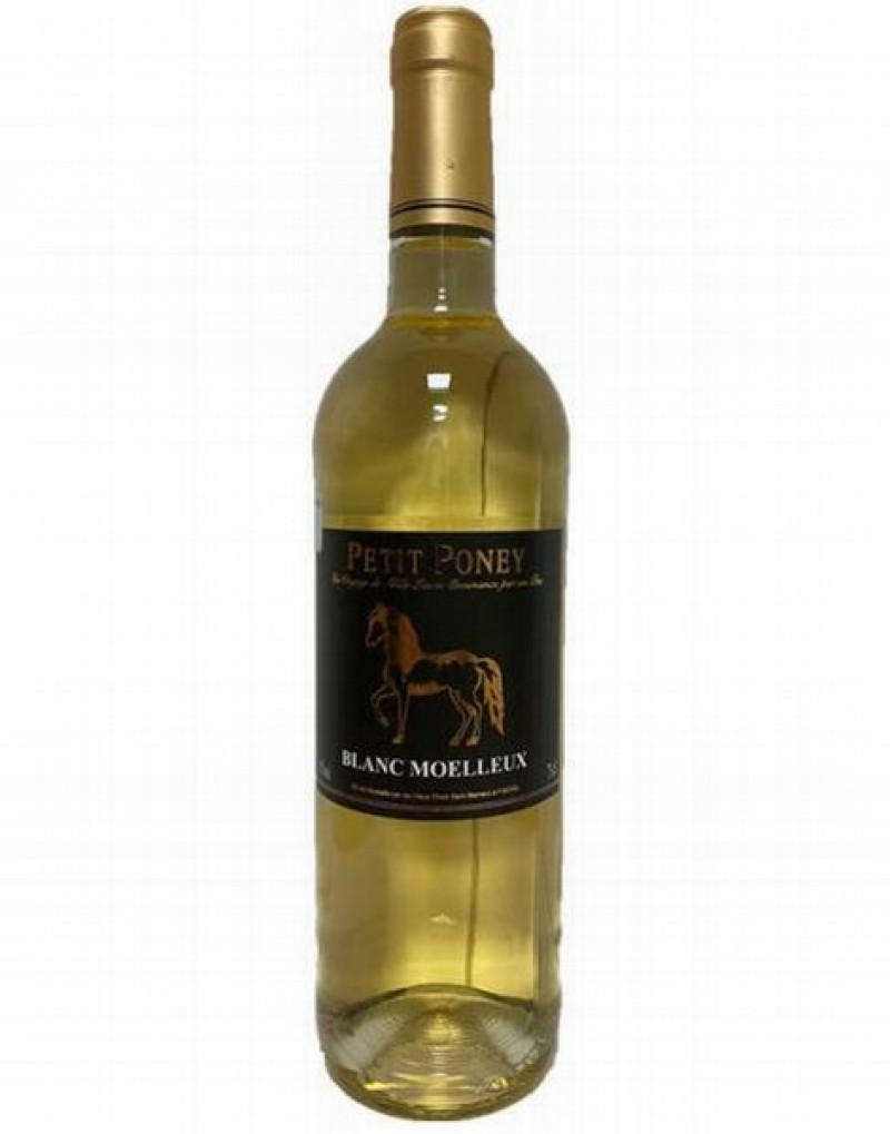 Vīns Petit Poney Blanc Moelleux white 0.75L 11% 