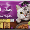 Kaķu konservi Whiskas 4*85g Pure Delight mājputnu izlase (11.08.27)Polija