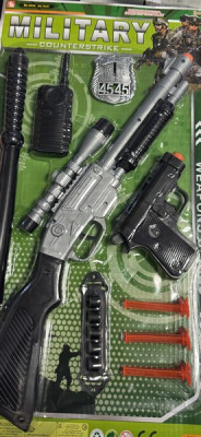 Rotaļlieta Pistole ar aksesuāriem 40x22cm