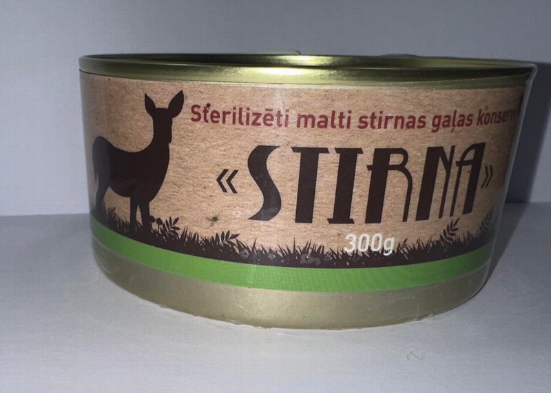 Gaļas konservi 300g Švēde Stirna (ar attais.) (28.09.27)Latvija