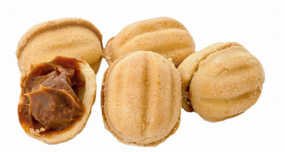 Cepumi riekstiņi ar iebiezināto pienu 460g  (01.10.26) Ukraina