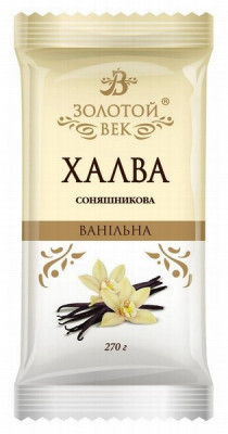 Halva Zolotoj Vek saulespuķu ar vaniļas garšu 270g(19.05.26) Ukraina