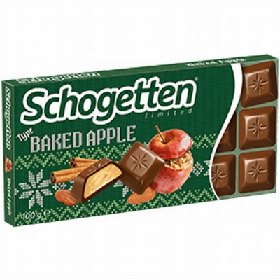 Šokolāde Schogetten Baked apple 100g(31.07.26)Vācija
