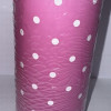 Svece Diana 7x15cm cilindra "Punkti" rozā 1*12 Latvija