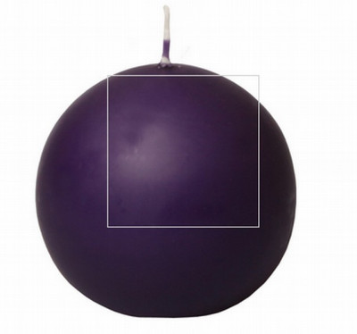 Svece Diana 8cm Pērļu lode tumši violeta  Latvija