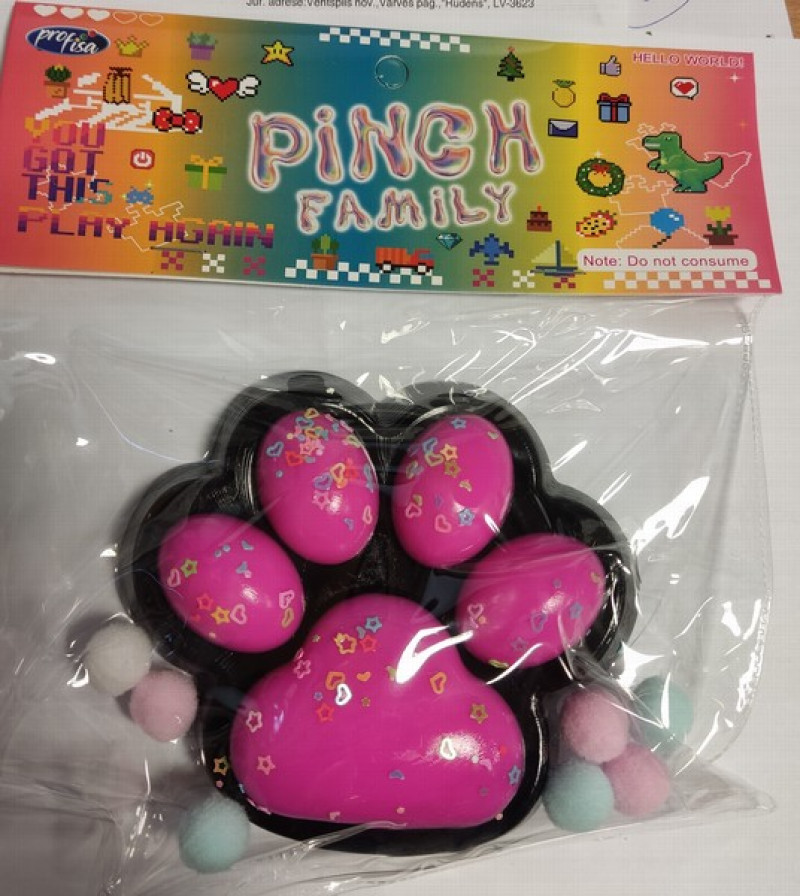 Rotaļlieta antistresa ķepiņa lielā Ķīna