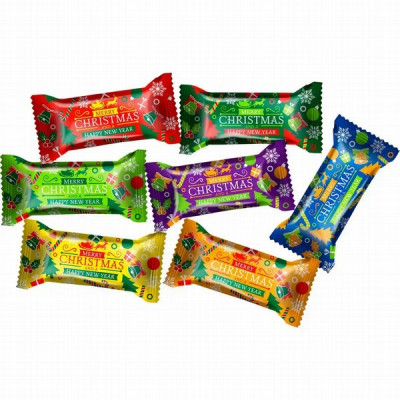 Šokolādes konfektes Lukas Merry Christmas 1kg (01.10.26) Ukraina (Ziemassvētki)