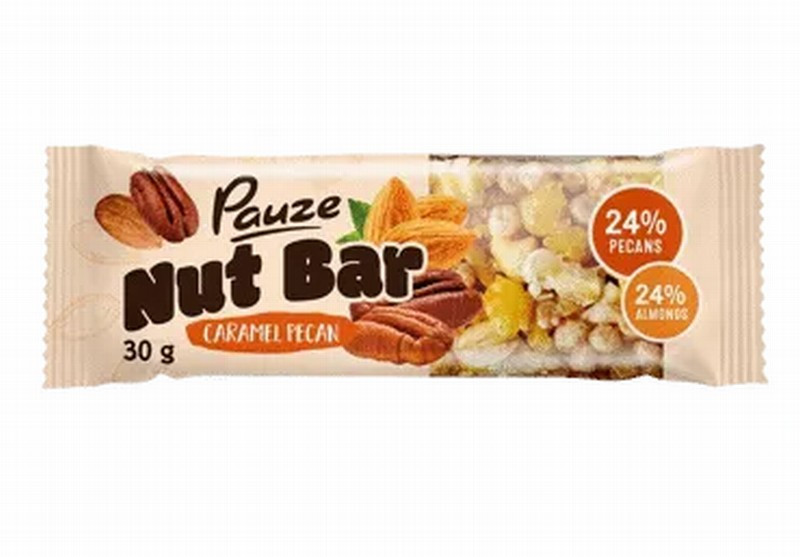 Šokolādes batoniņš Pauze karameļu pekanriekstu 30g (07.03.26) Polija 