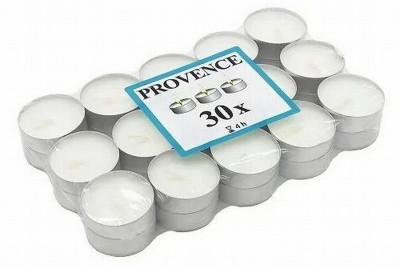 Svece Tējas 30gb baltas
