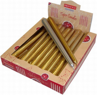 Sveces 24.5cm 24cm zelta Čehija