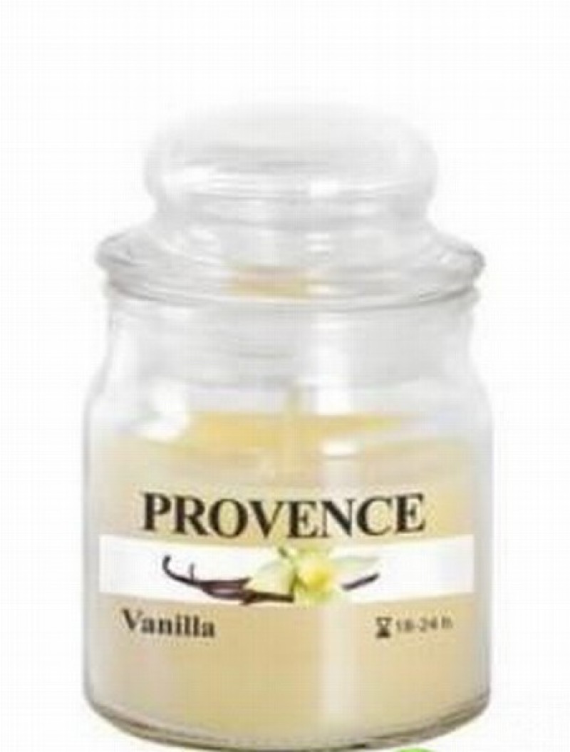 Svece aromātiska Vaniļa stiklā 9cm 1/6 Slovēnija