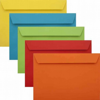 Aploksnes krāsainas 25gb 