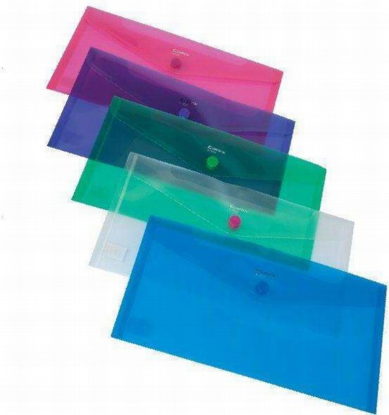 Mape ar pogu caurspīdīga A4 PL