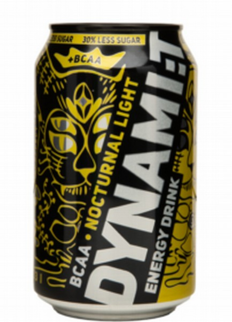 Enerģijas dzēriens Dynamit orig.ZERO SUGAR 0.33L 1/24 Latvija