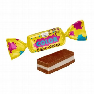 Konfektes šokolādes BajanSulu Color cacao1kg1/4 (08.07.2026) Kazahstāna