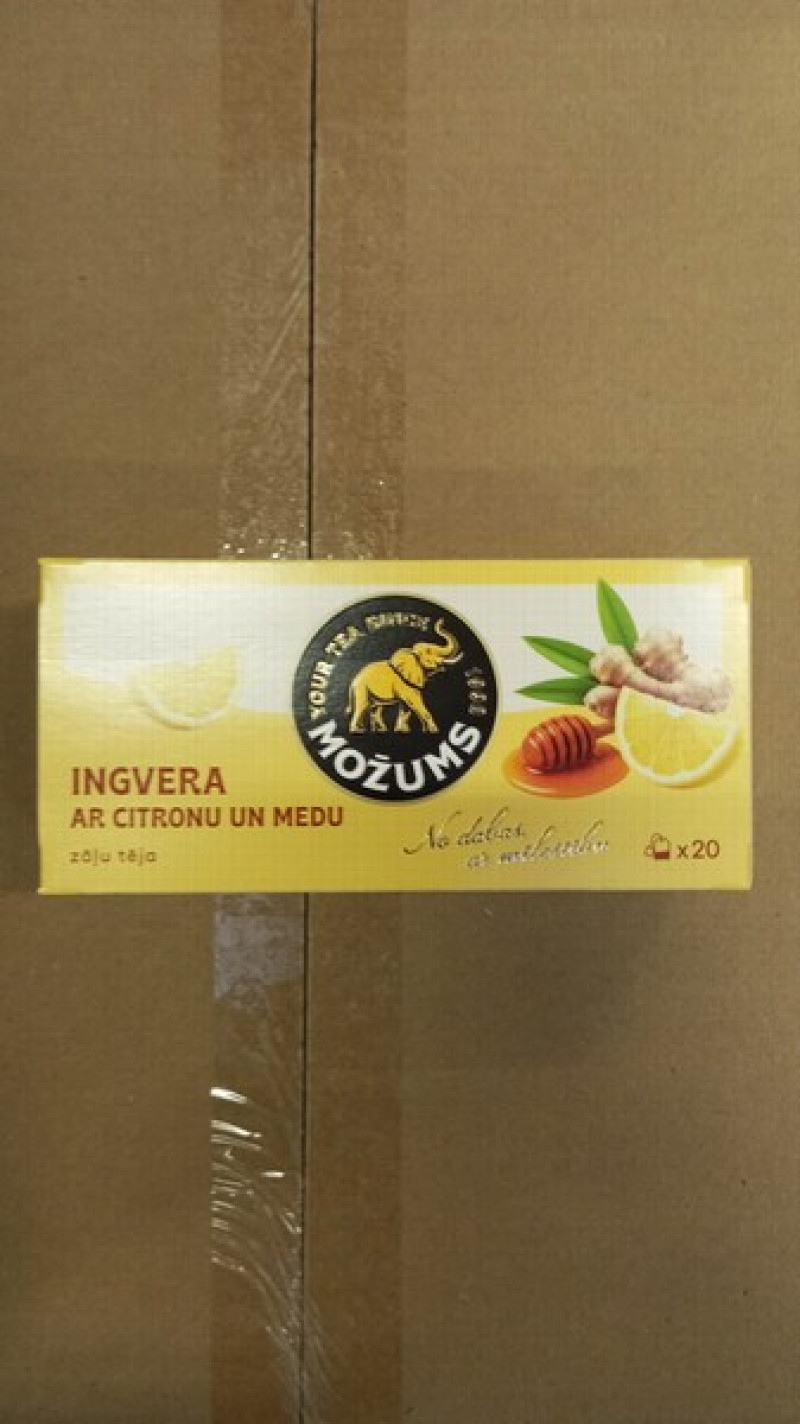 Tēja Možums zāļu ingvers,medus,citrons 20*2g(12.27) Ķīna