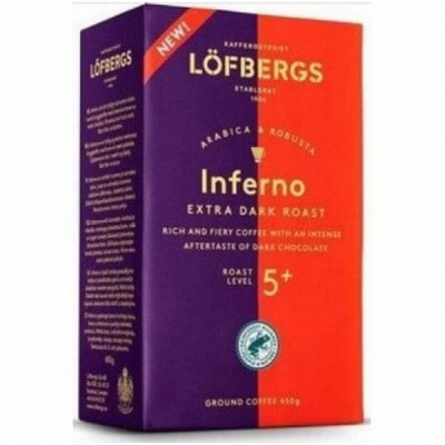 Kafija malta LOFBERGS Interno Extra dark roast 450g(21.05.27)SE