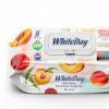 Higēniskās mitrās salvetes Persiks 120gb White day