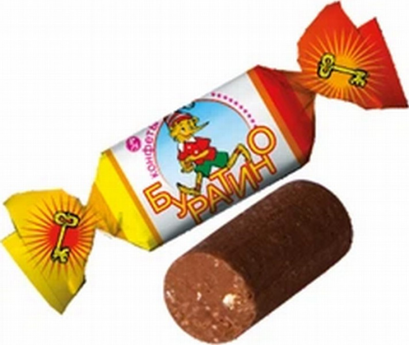 Konfektes šokolādes Bajan Buratino 1kg1/6(21.07.26) Kazahstāna