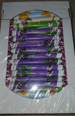 Karameļu nūjiņas (individ. iesaiņojumā) Fruktovi Olici Asorti 3kg (15.05.27) Ukraina