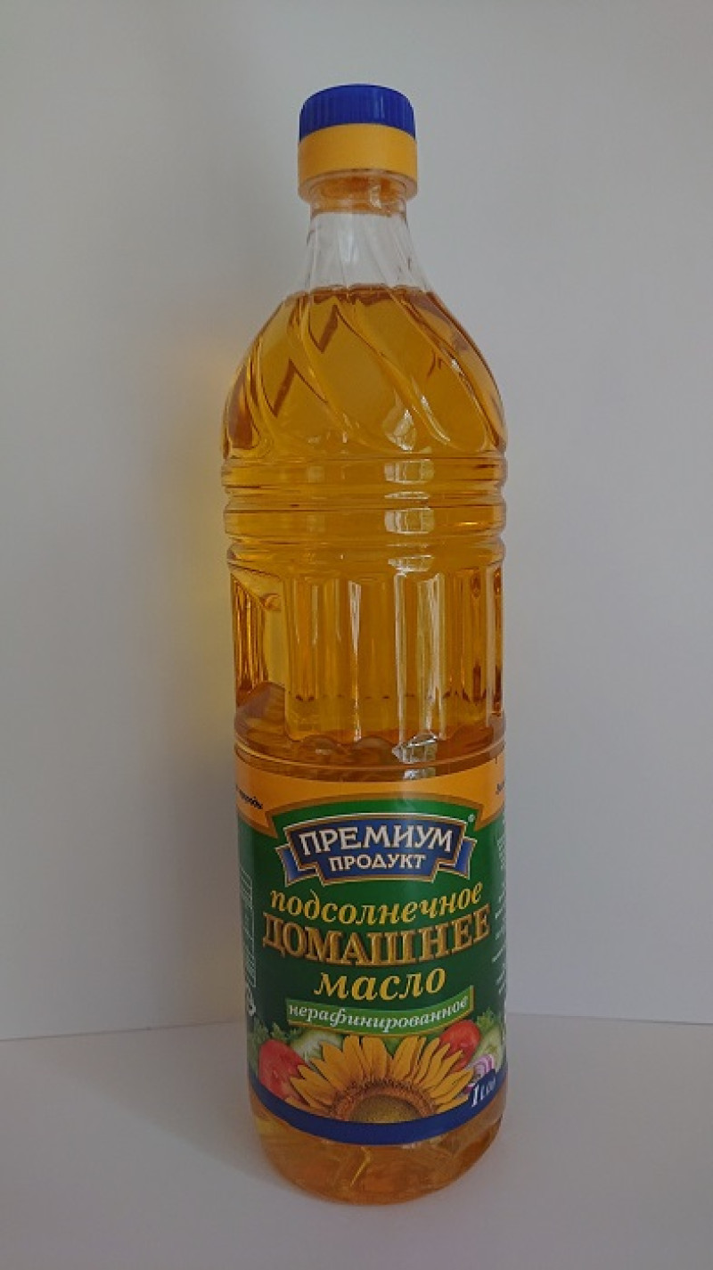 Nerafinēta saulespuķu eļļa Domašnee 1l 1/15 (04.04.27) Ukraina