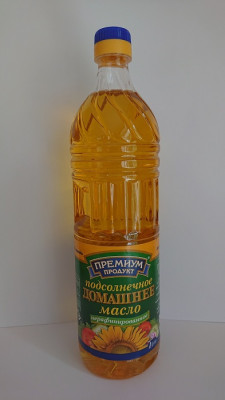 Nerafinēta saulespuķu eļļa Domašnee 1l 1/15 (04.04.27) Ukraina