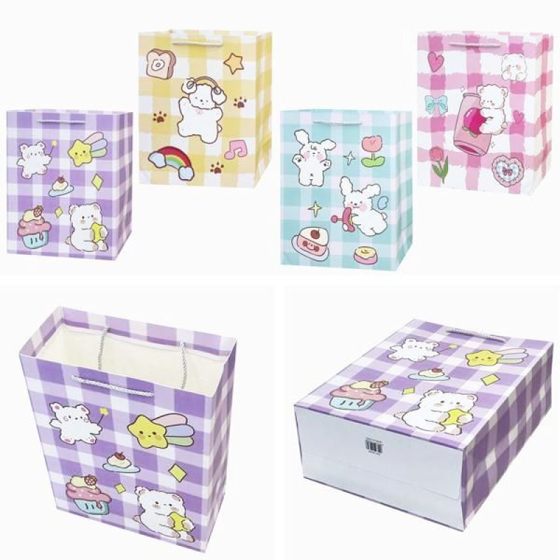 Dāvanu maisiņš 32x26x12cm bērniem 1/12