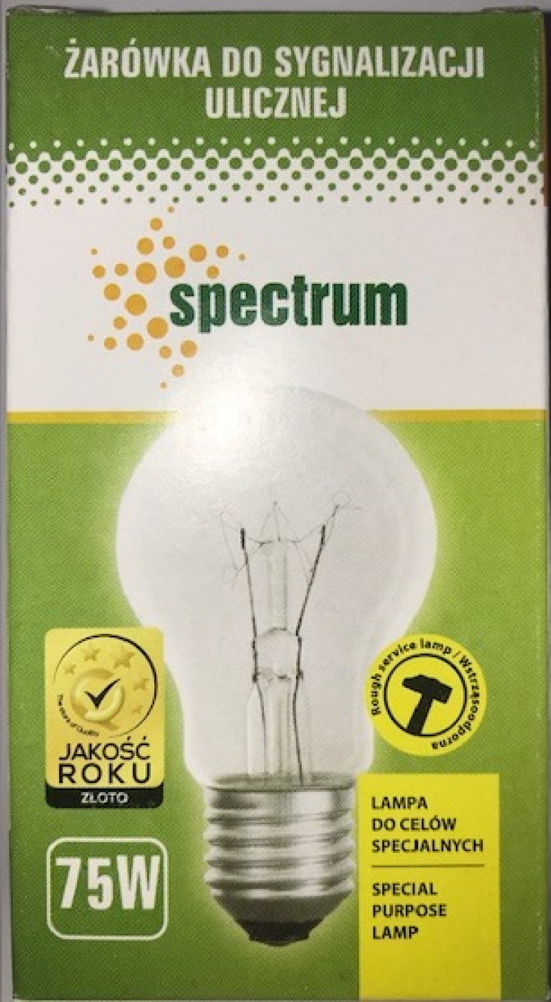 Spuldze SPECTRUM E27 75W 
