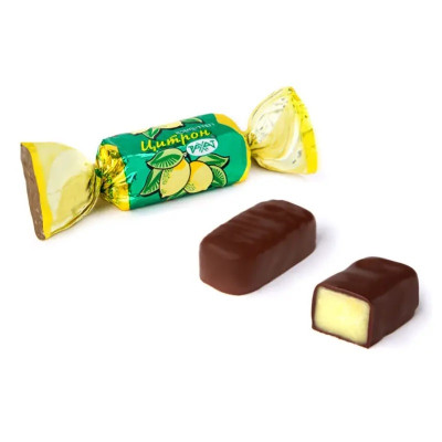 Glazētas konfektes ar citrona garšas pildījumu 1kg (1/6) Kazahstāna