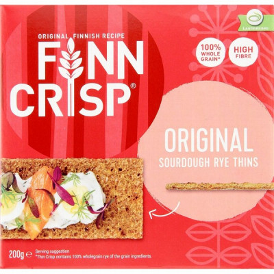 Sausmaizītes Finn Crisp plānās Orginal 200g (25.01.27) Somija