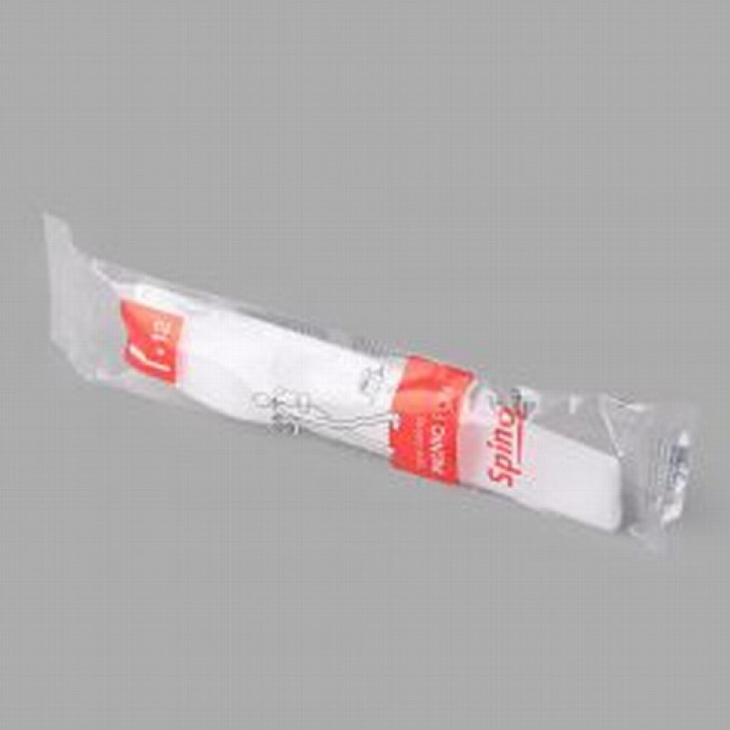 Naži plastmasas 17cm balti 12gb SPINO