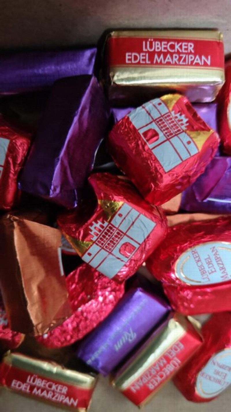 Šokolādes konfektes Marcipāns Asorti 1kg (gab 12.5g) (31.08.2026) Vācija