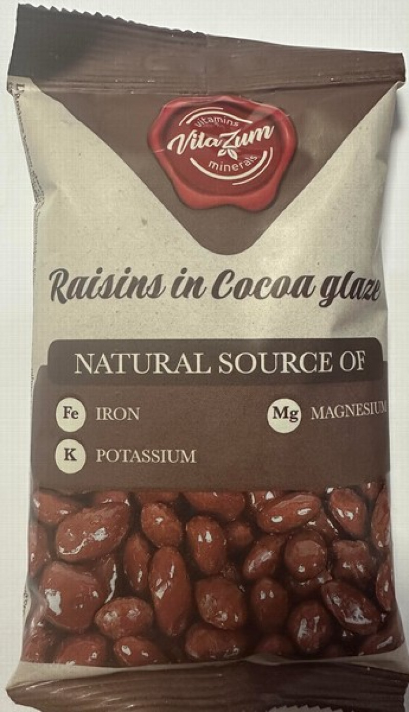 Rozīnes šokolādē VitaZum 170g 1/15 (25.08.26) Latvija