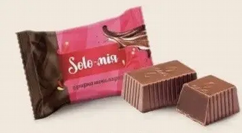Šokolādes konfektes SOLO-MIA Chocolate 0.5kg 1/8 (16.01.27) Ukraina 