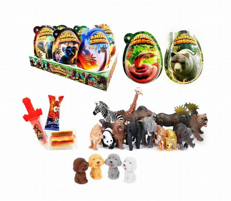 Ola ar pārsteigumu Animal Kingdom Toy 25g 1/6 (01.09.28)Ķīna