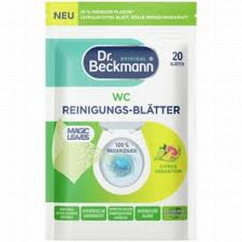 Tualetes poda tīrīšanas loksnes 20gb DR.BECMANN (18.03.28) Vācija