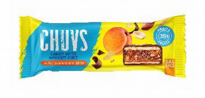 Vafeļu batoniņš CHUVS glazēts aprikožu 30g (15.01.27) Ukraina 