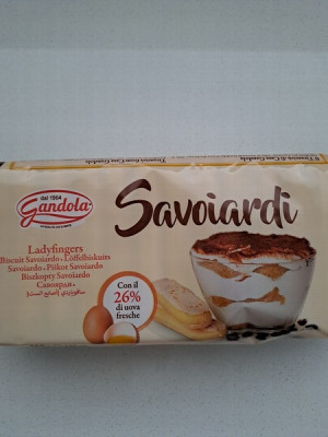 Cepumi SAVOIARDI GANDOLA 200g (Dāmu pirkstiņi) tiramisu (19.03.27) Itālija
