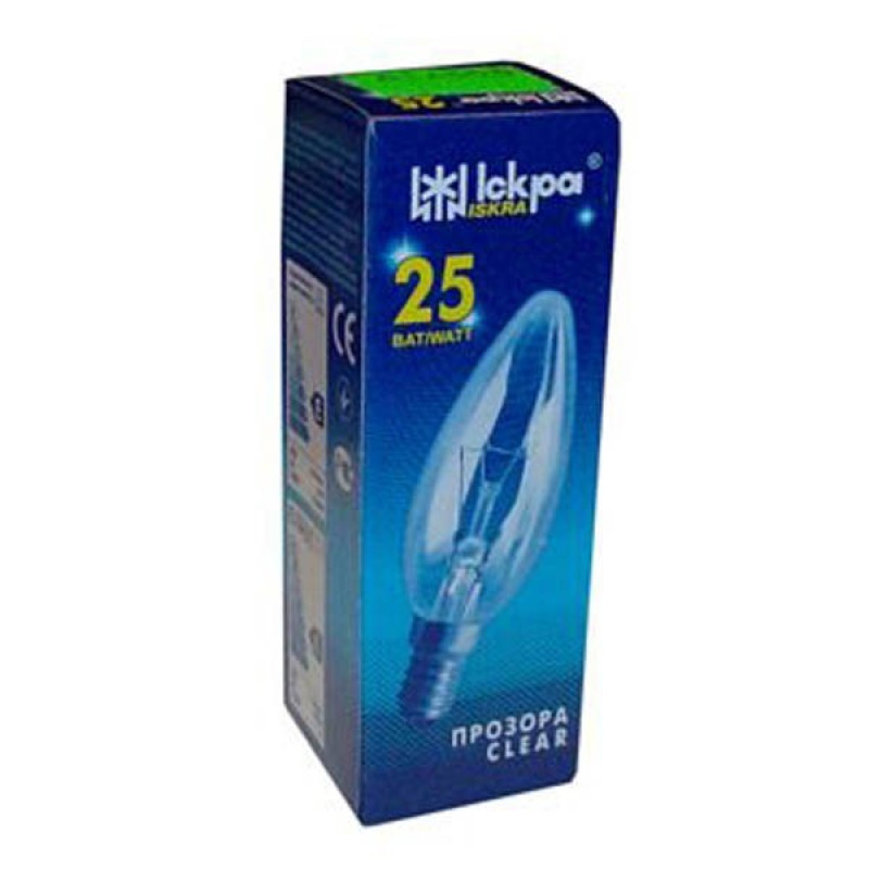 Spuldze Candle E14 25W Iskra