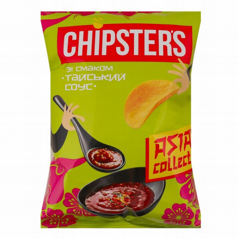 Čipsi Chipster's ASIA Taizemes mērce 100g 1/16 (16.12.26) Ukraina