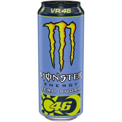 Enerģijas dzēriens Monster Valentino Rossi bez cukura 0.5L DEPOZĪTS 0.10Eur (11.27) Īrija