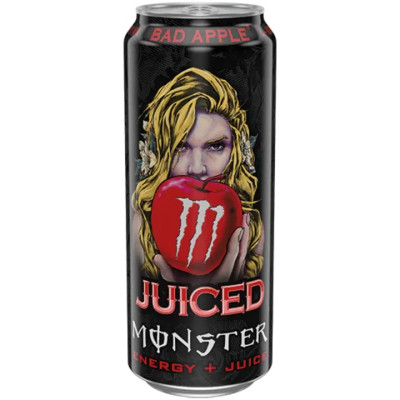 Enerģijas dzēriens Monster Bad Apple 0.5L DEPOZĪTS 0.10Eur 1/12 (03.28) Īrija