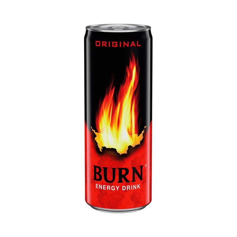 Enerģijas dzēriens Burn original 0.25L DEPOZĪTS 0.10Eur 1/12 (08.27) Īrija