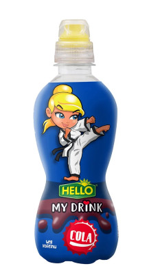 Sulas dzēriens Hello MyDrinks ar ķiršu kolas garšu 0.33L DEPOZĪTS 0.10eur 1/10 (05.12.26) Čehija